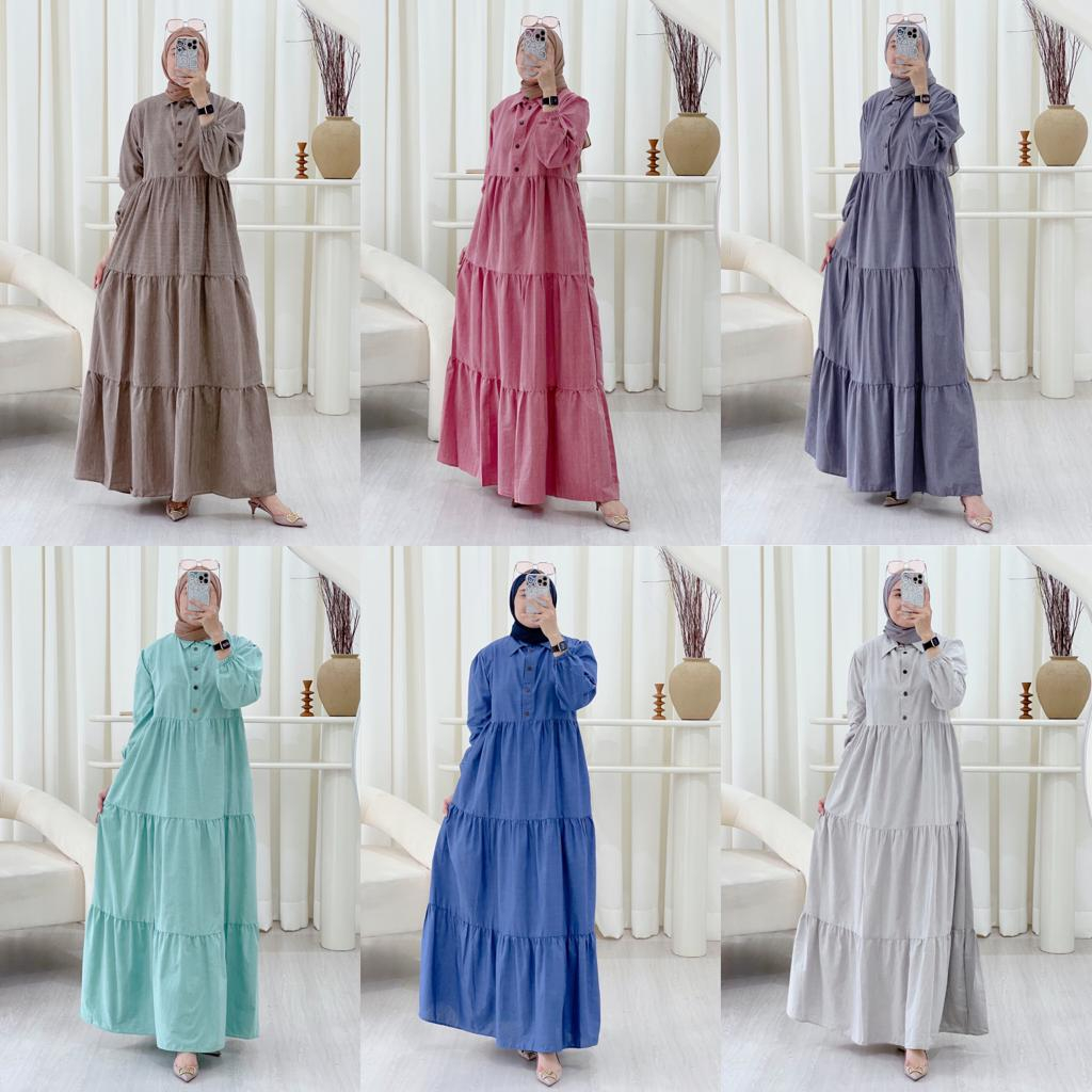 ORIGINAL Gamis Casual YUMNA Dress by Gagil - Gamis Terbaru Branded Realpic ORI 100%