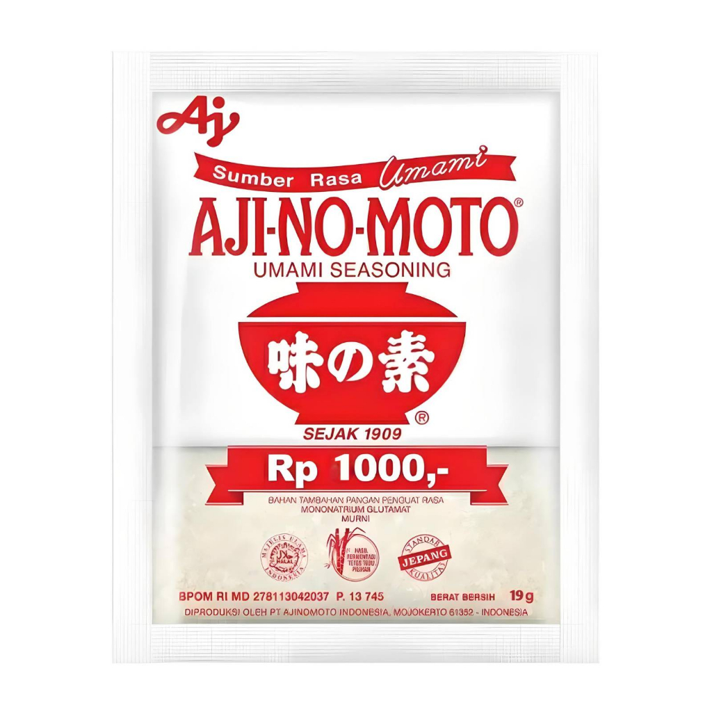 

Ajinomoto MSG Penyedap Rasa 1000 per Bungkus isi 20 (Vetsin/Micin)