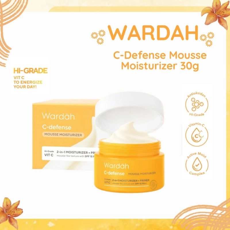WARDAH C-Defense Mousse Moisturizer