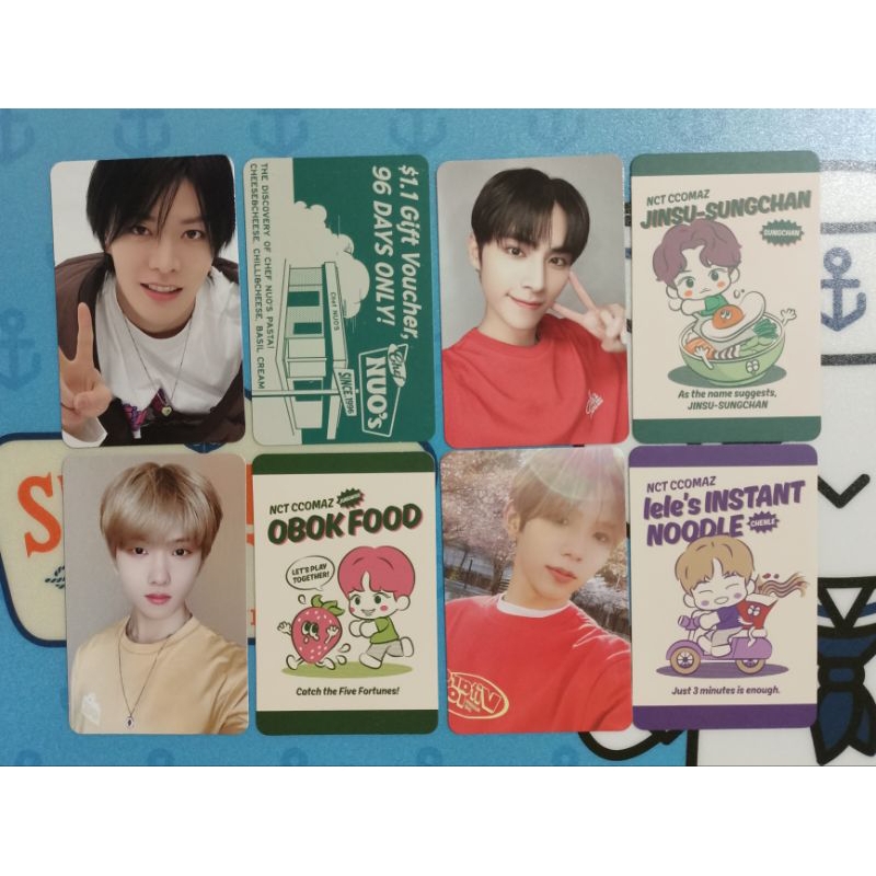 NCT CCOMAZ Trading Card | Yuta Xiaojun Jisung Shotaro Ten Sungchan Chenle Jungwoo Haechan