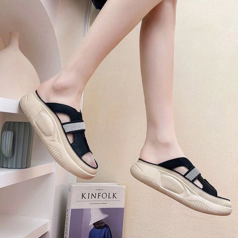 23396 Sandal Import Sandal Flat Wanita Model Terbaru