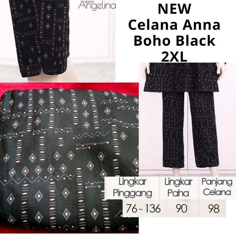 Celana Anna Pajamas Daily Pant Atelier Angelina 2XL