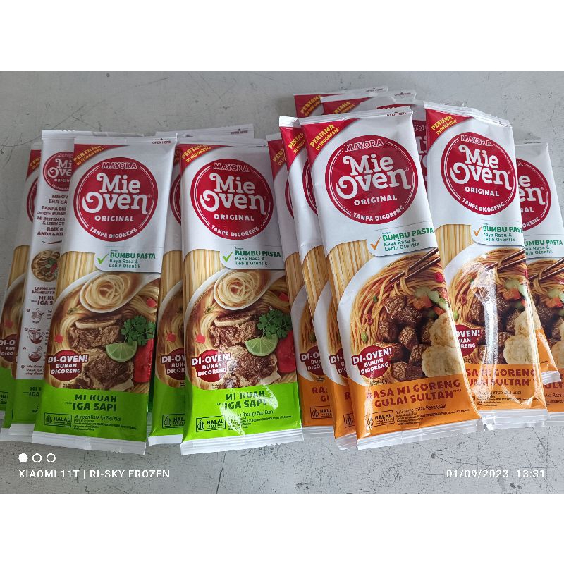 

MAYORA Mie Oven / Mie Sehat / Spaghetti + Bumbu 78g