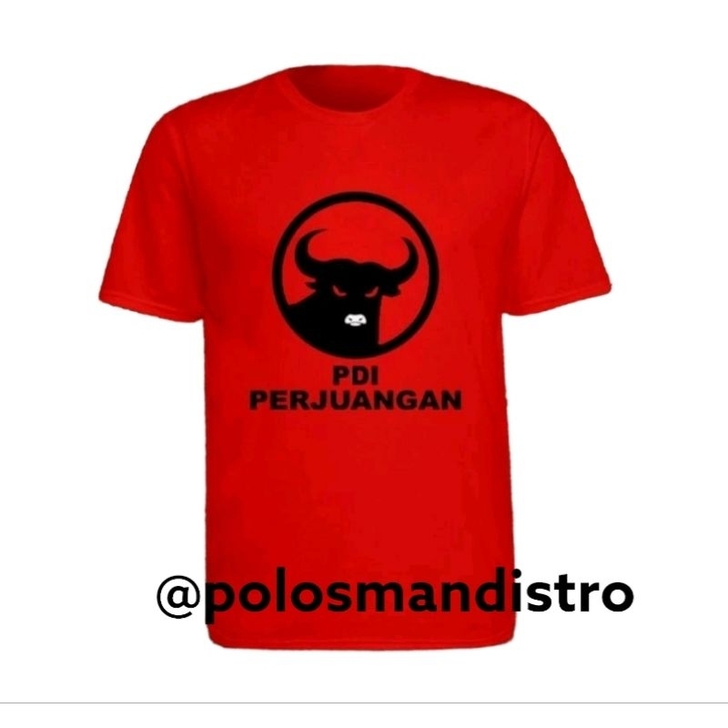 KAOS PARTAI PDI P KAOS PARTAI PREMIUM
