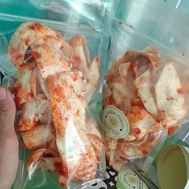 

kerupuk singkong pedas manis