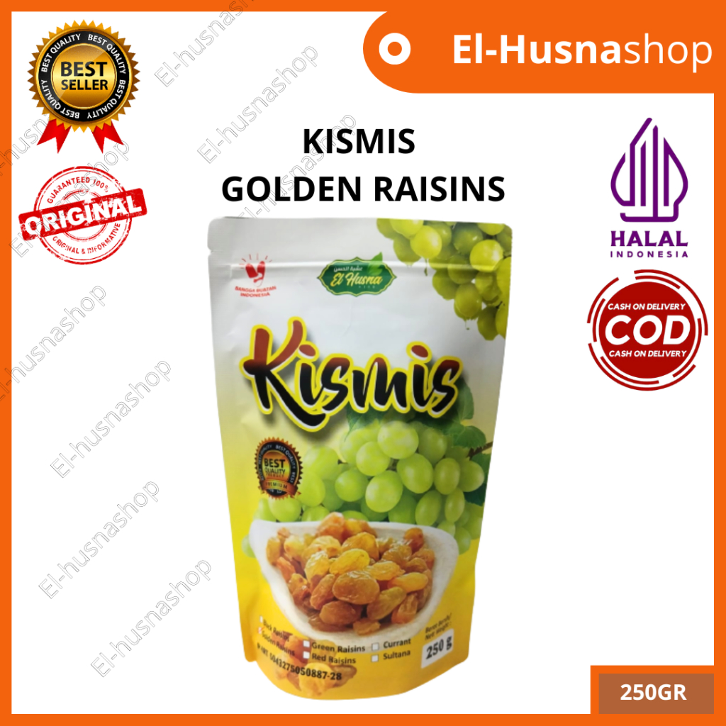 

Kismis Golden Raisin 250gr Oleh Oleh Haji Umroh Kismis Asli Original