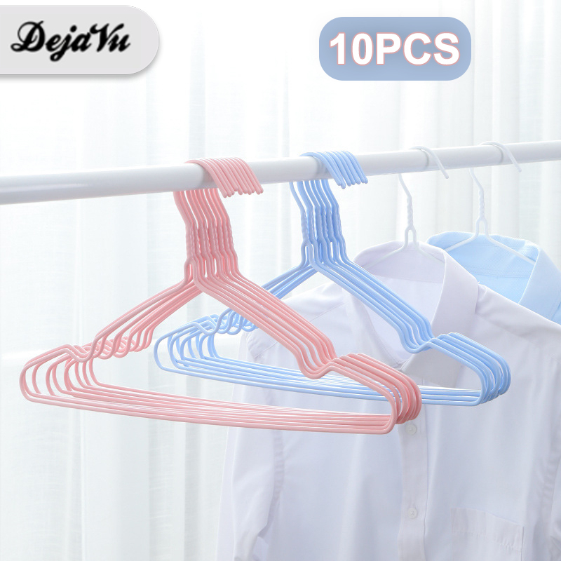 Dejavu Gantungan Baju Stainless Steel 10pcs Anti Karat