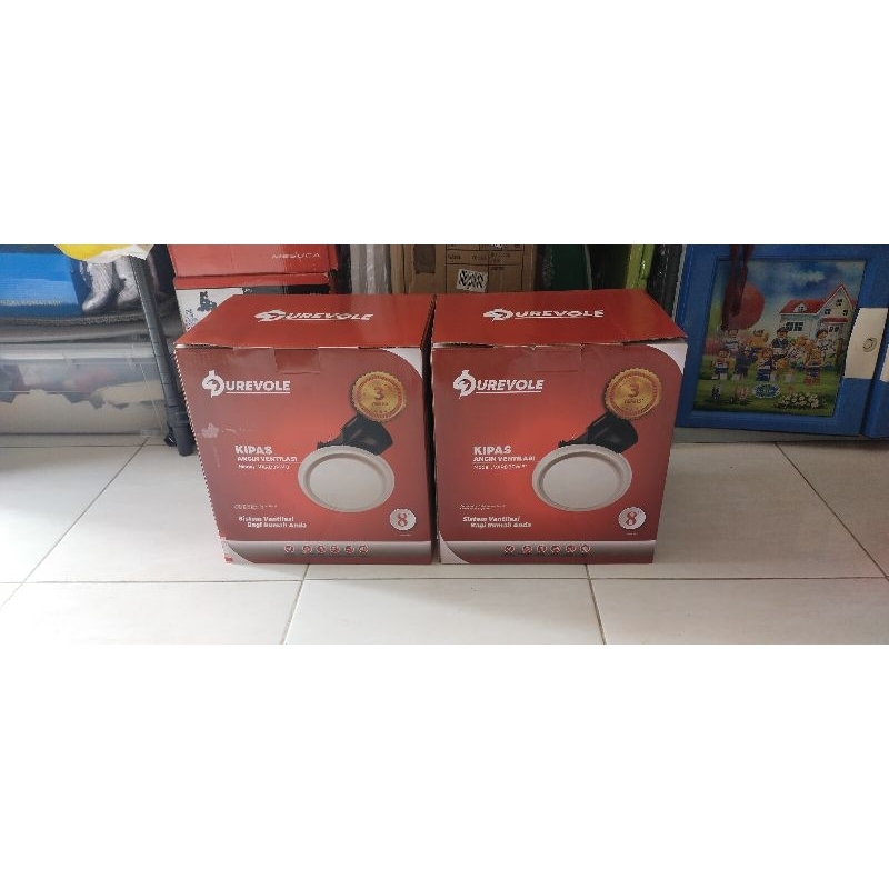 exhaust fan durevole 8 inch bulat VXRD8PW 8 inch