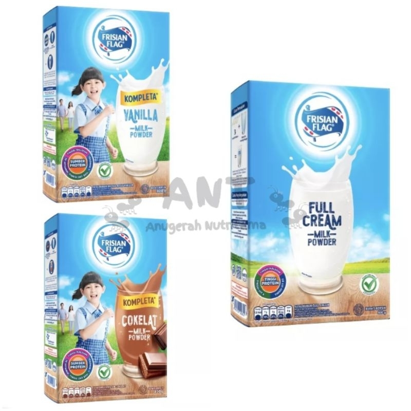 

Frisian Flag Kompleta Vanila / Coklat / Purefarn Full Cream 800gr