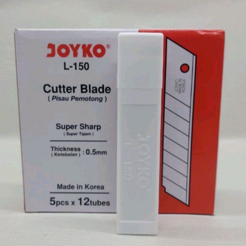 

Isi cutter refill L-150 / Cutter Blade Refill / Isi Pisau Pemotong Joyko L-150