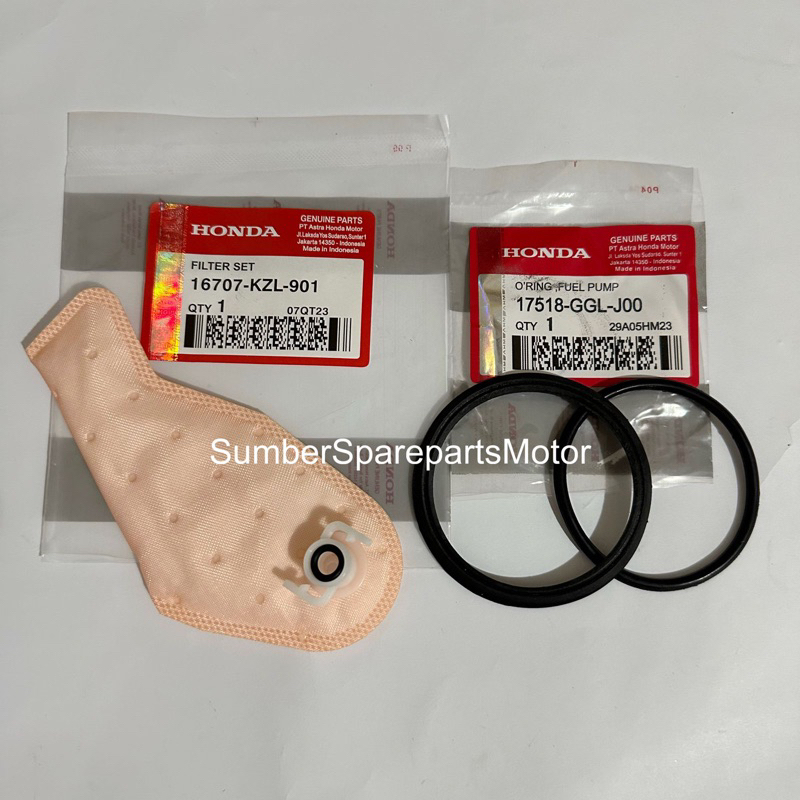 Filter Fuel Pump + Oring Fuel Pump Honda Beat Fi Scoopy Fi Vario 110 Fi Starter Kasar KZL