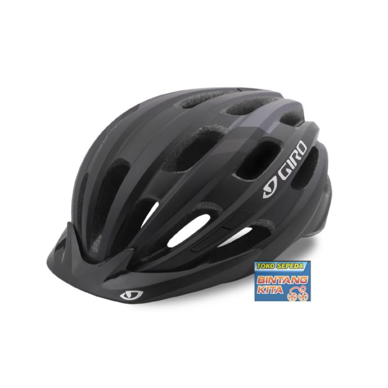 Helm Sepeda Giro Register Mat Black Mtb Roadbike