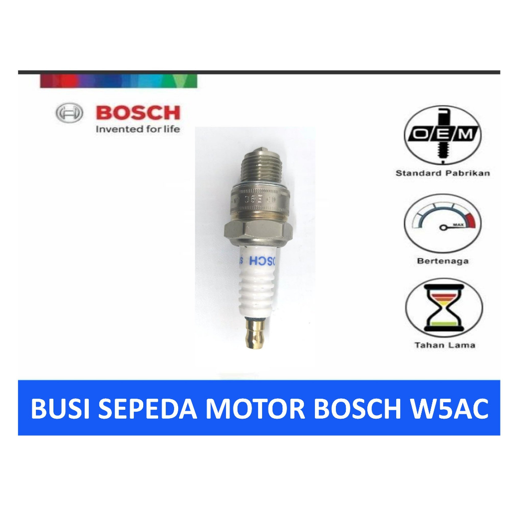 100 % ORIGINAL BOSCH BUSI SEPEDA MOTOR  RX King, F1ZR, RX S, NINJA R, NINJA RR  (BOSCH W5AC) DRAT PE