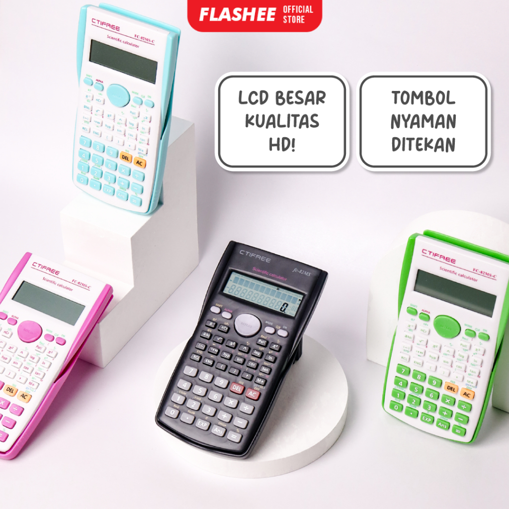 

Flashee Kalkulator Scientific Calculator Sin Cos Tan Function 240 Fungsi Kalkulasi Kalkulator Aesthetic