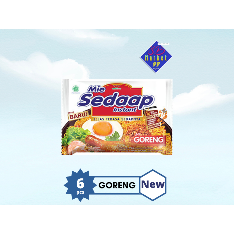 

Sedaap Mie Goreng & Mie Kuah Soto - Isi 6pcs