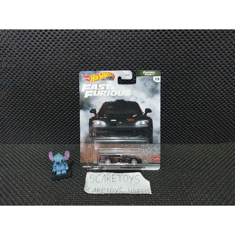 Hot wheels Fast & Furious Honda S2000 Black hitam fast furious Fleet Premium