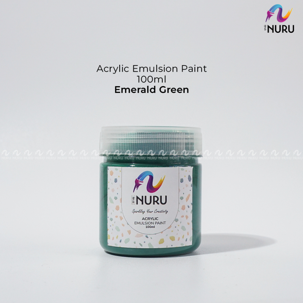 

Nuru Acrylic Emulsion Paint / Cat Akrilik | Emerald Green 100ml