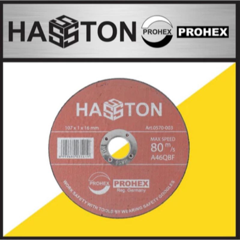Mata Gerinda Potong 4" Hasston / Batu Gerinda Gurinda Prohex