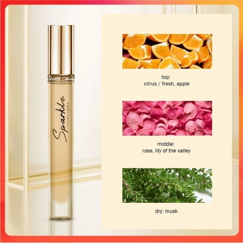 MINISO PARFUM SPARKLE GOLDEN AMBER 10ML