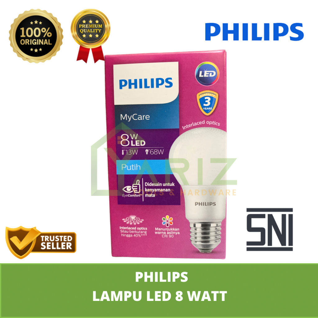 LAMPU LED 8 WATT PHILIPS