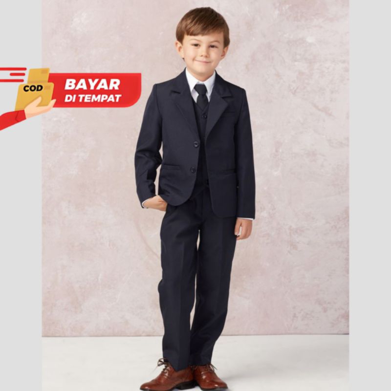 JAS ANAK LAKI LAKI HITAM USIA 2 TAHUN - 13 TAHUN PREMIUM