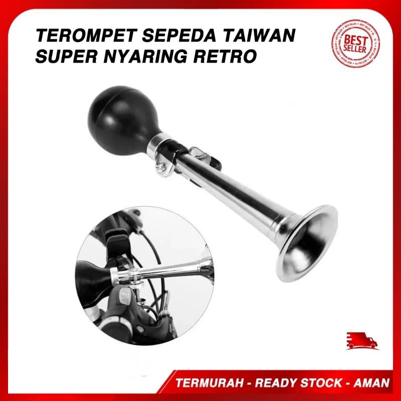 TEROMPET SEPEDA TAIWAN NYARING TUKANG ROTI. SIOMAY, BAKSO GEROBAK