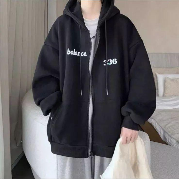 JAKET HOODIE PRIA - BALANCE HOODIE JUMPER - JACKET STREETWEAR JAPANESE STYLE