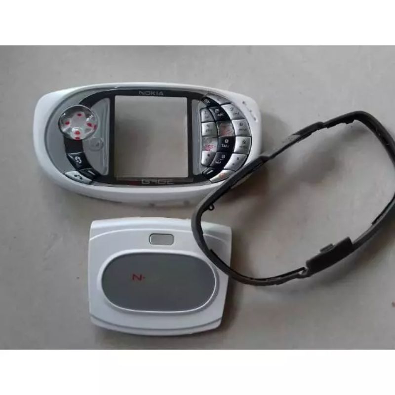 Casing Nokia NGAGE QD INCLUDE KARET tengah