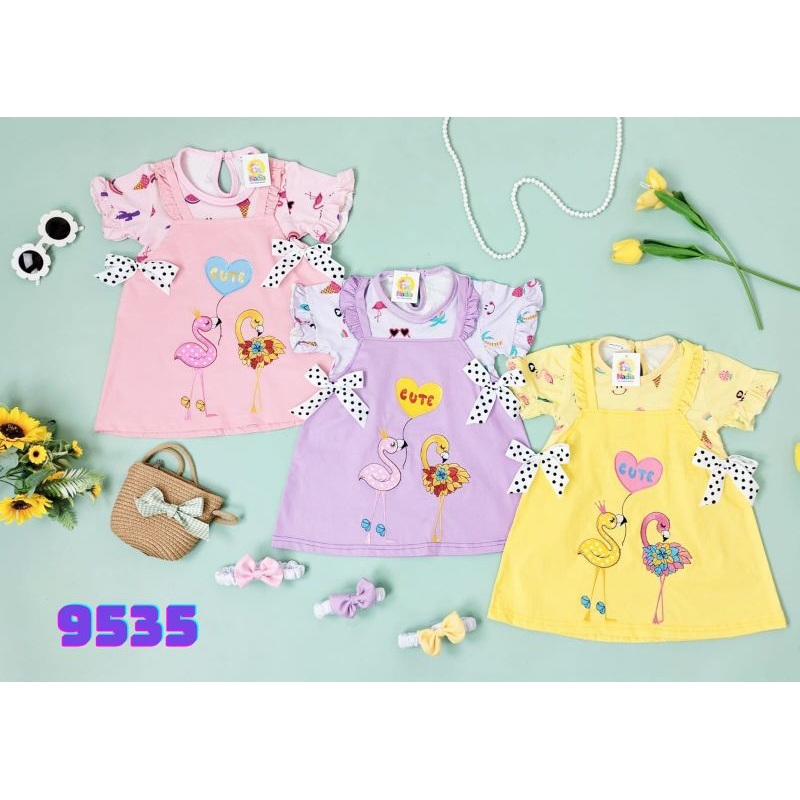 Flamingo Dress Anak