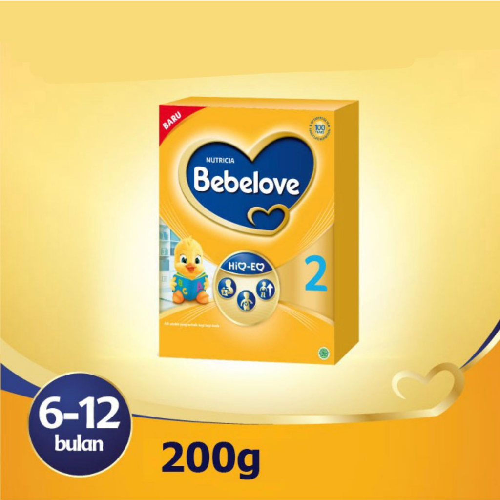 BEBELOVE 2 - Susu Formula Bayi Bubuk 200 gram (6-12 Bulan)