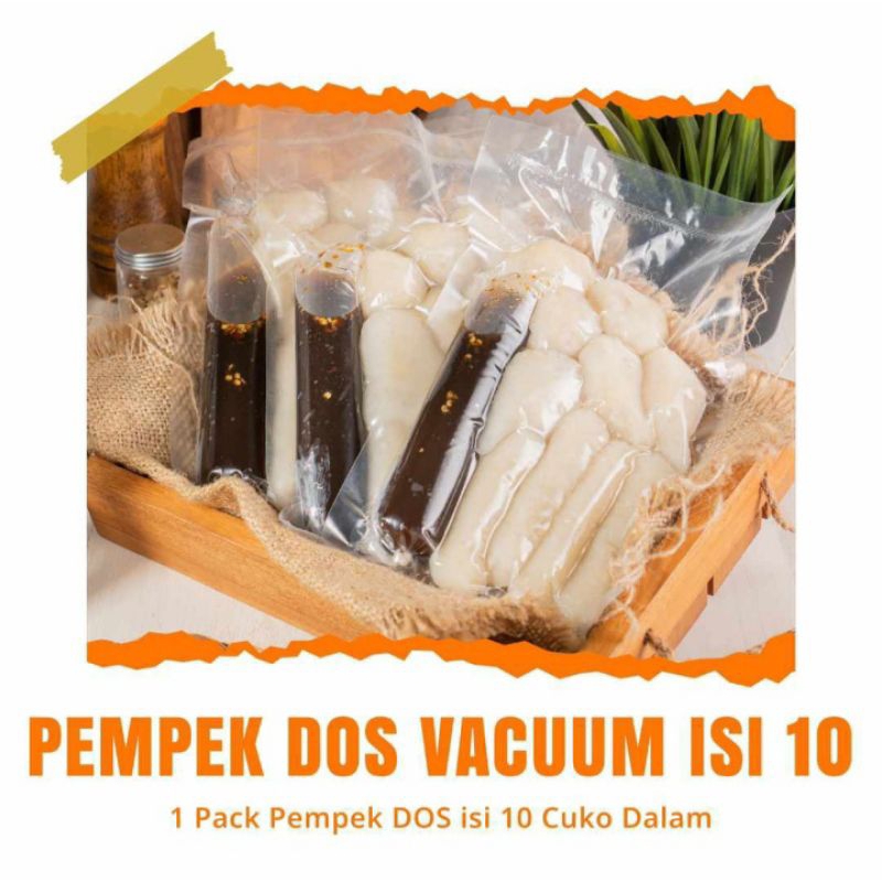 

Pempek Dos Mix Vacum isi 10 pics + kuah cuko