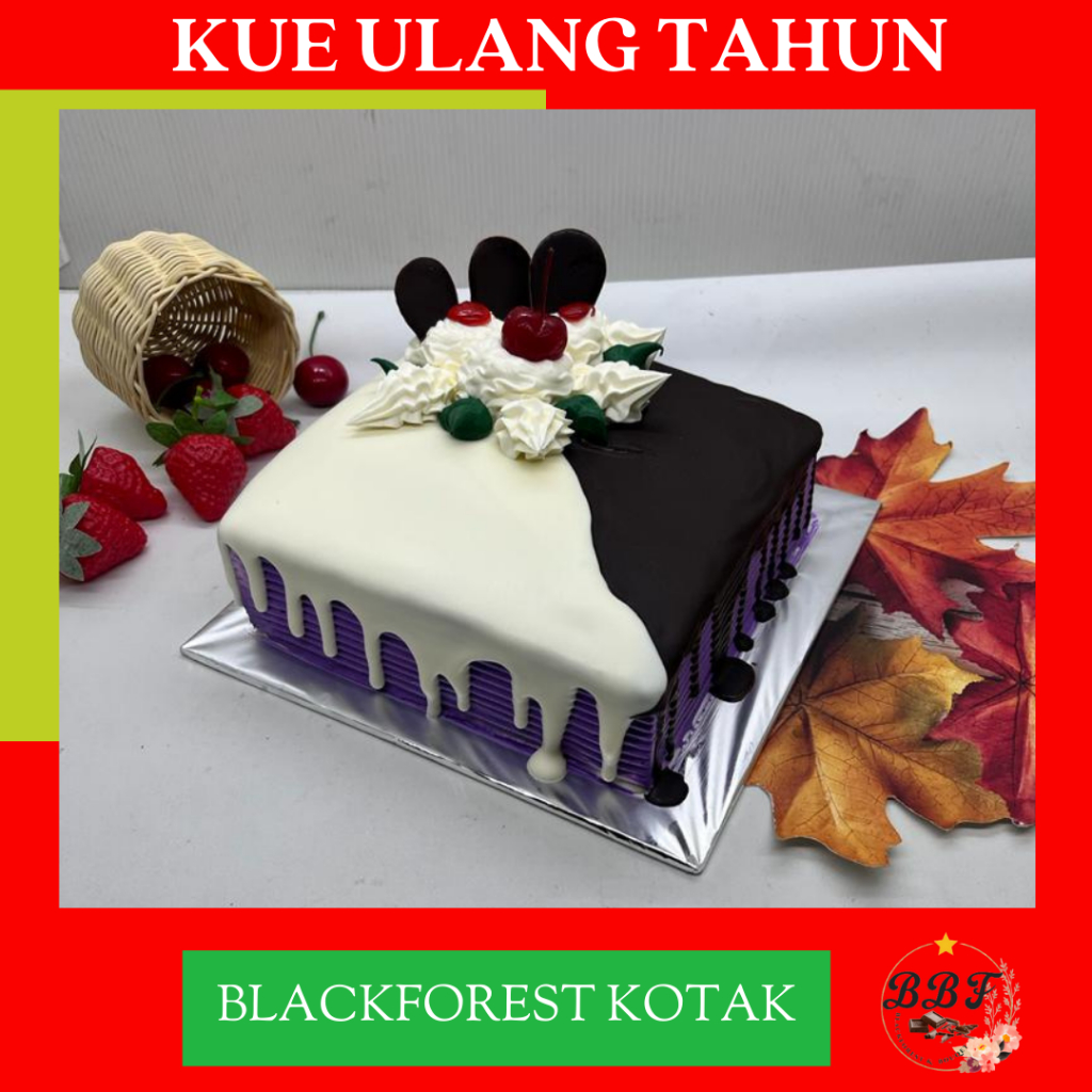 

Kue Ulang Tahun 22 Blackforest / Kue Ultah / Birthday Cake / Cake ulang Tahun / Cake Ultah