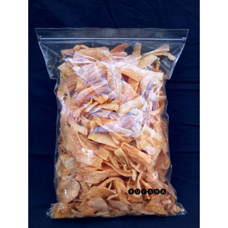 

KERIPIK MANGGLENG/ BALUNG KUWUK 250 gram, dengan kemasan ziplock