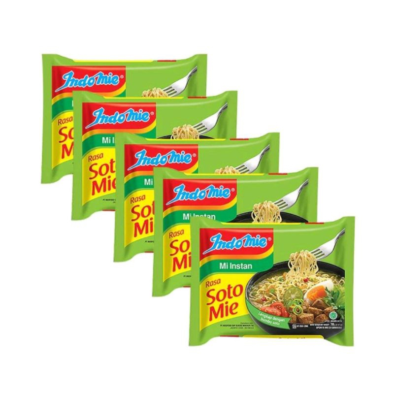 

Indomie Rasa Soto mie 5 pcs