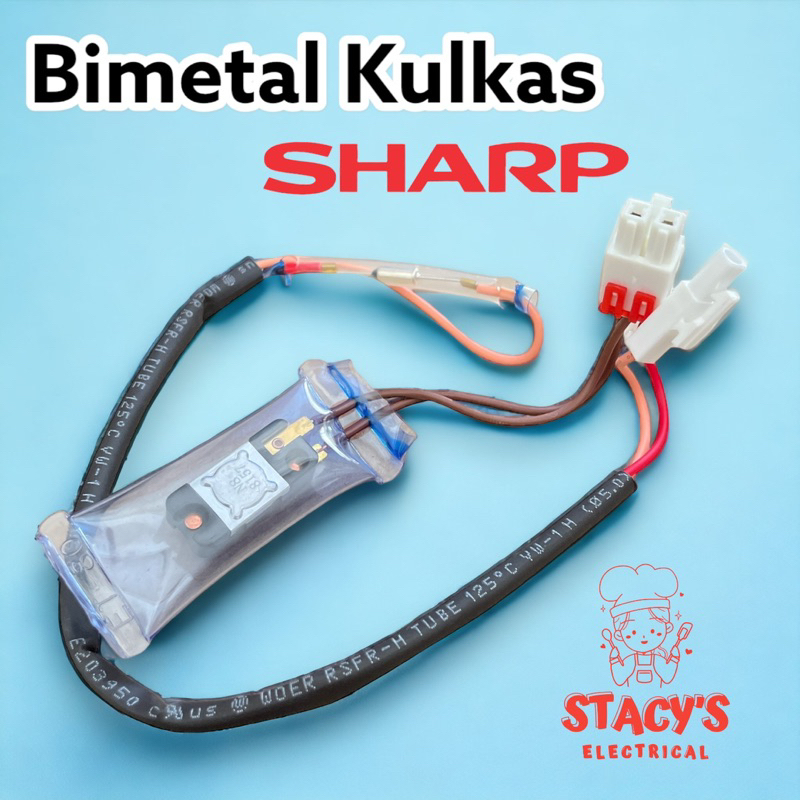 DEFROST KULKAS SHARP PISAH/ BIMETAL KULKAS SHARP 2 PINTU