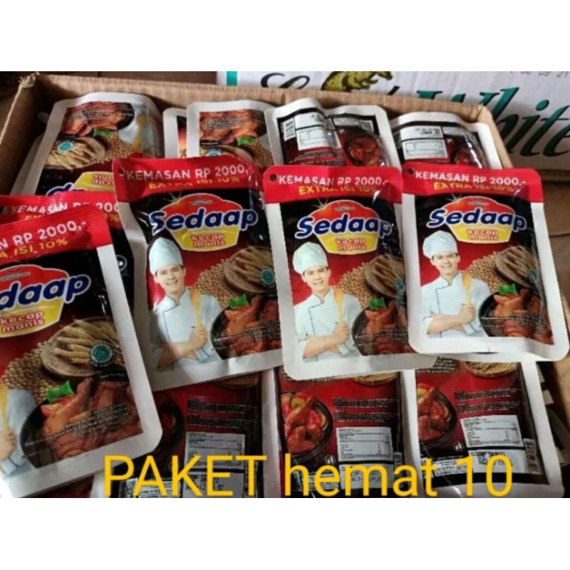 

Paket Hemat Kecap Sedaap isi 10