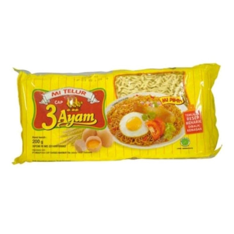 

mie telur kuning cap 3 ayam