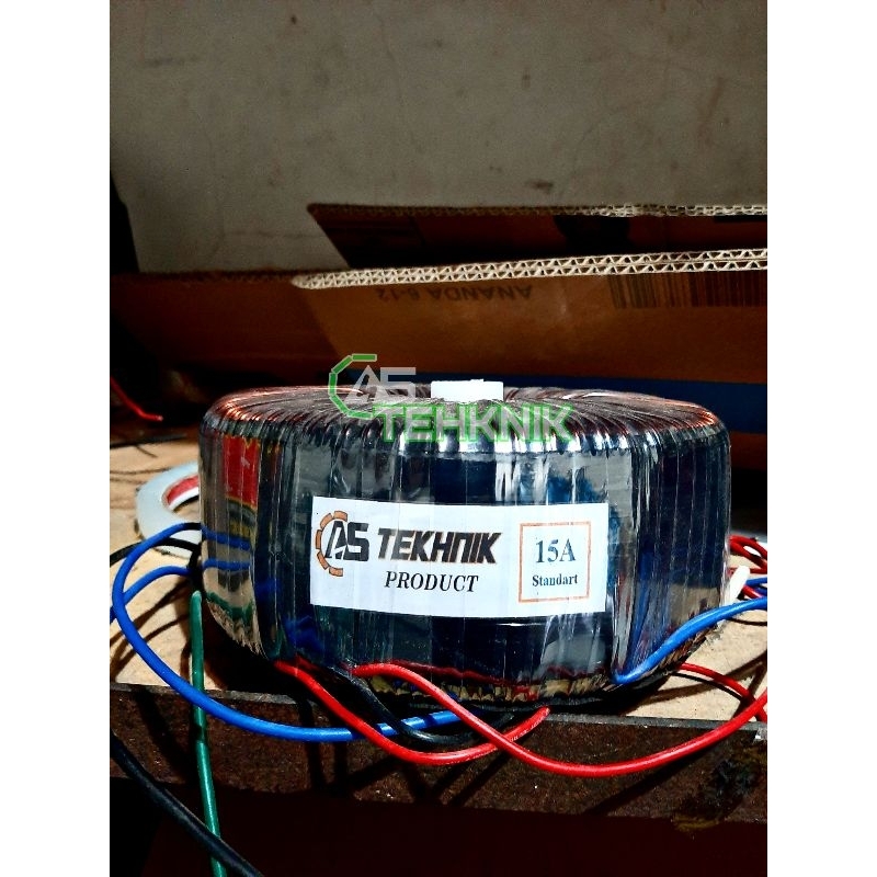 TRAFO TOROID DONAT 15A dobel CT 65V-55V