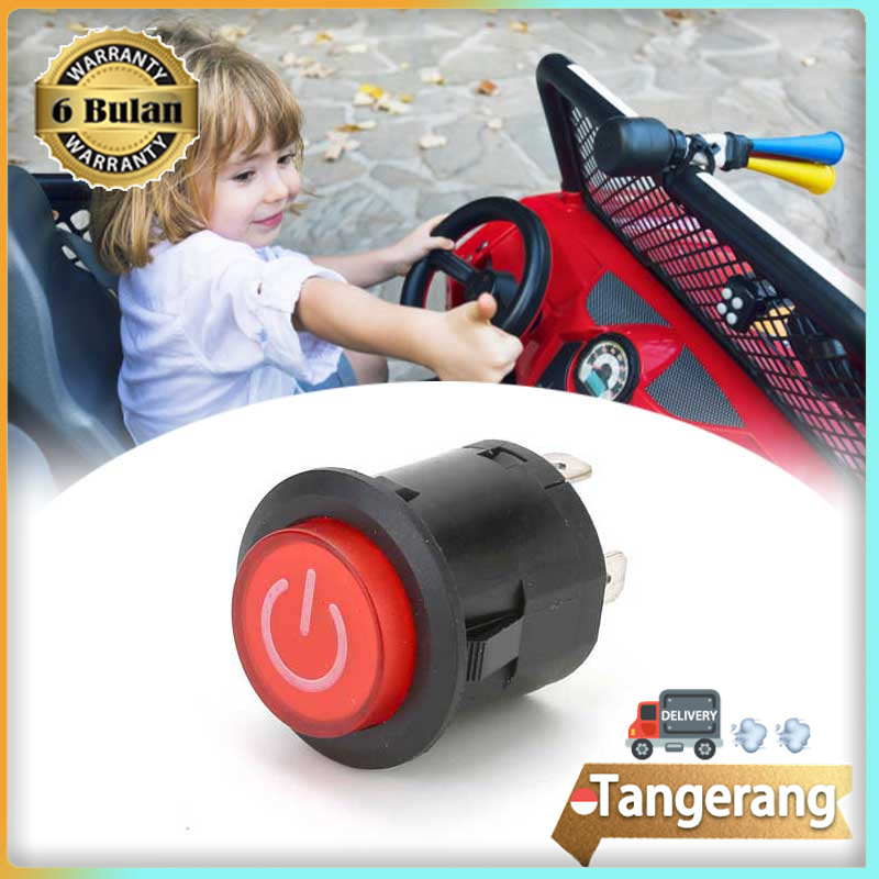 Tombol Power On Off Mobil Anak Saklar On Off Mobil Mainan Anak 3pin