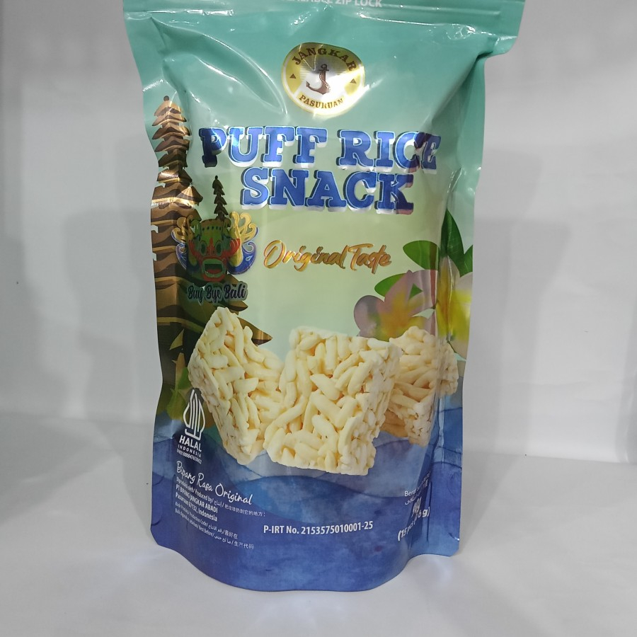 

Bipang Puff Rice Snack Oleh oleh Khas Bali isi 15Pcs 90gr