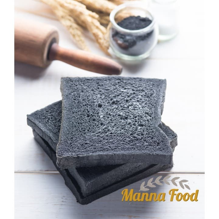 

Roti tawar hitam charcoal murah bandung / Black Charcoal Toast