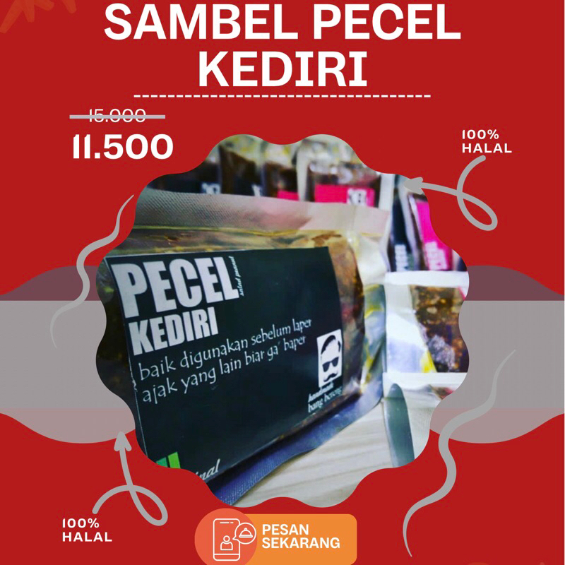 

SAMBEL PECEL KEDIRI 200gr