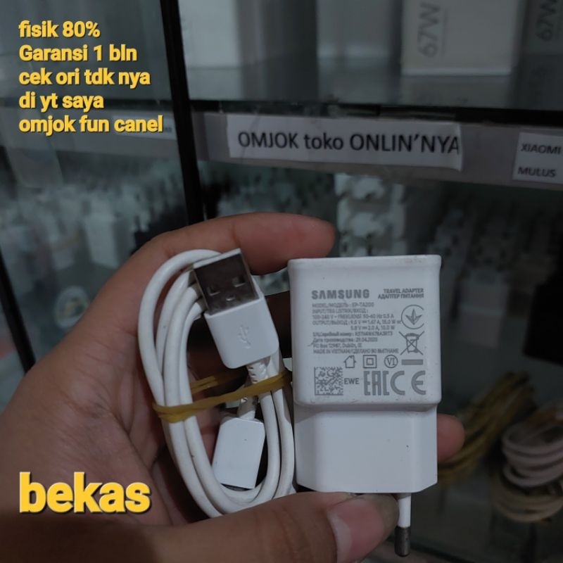 [COPOTAN FISIK BODI 80%] Charger Samsung Bekas A50 A51 A11 A12 A13 A14 M20 M30 A22 A52 A20 A21 A22 C