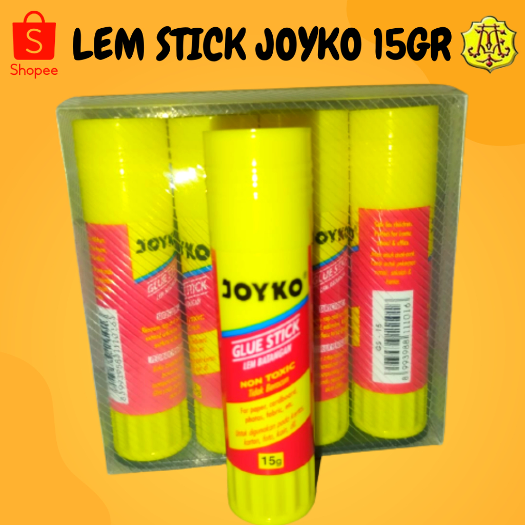 

LEM STICK JOYKO 15GR / LEM KERTAS JOYKO