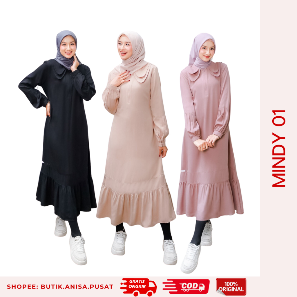ETHICA Midi Dress MINDY 01 Gamis