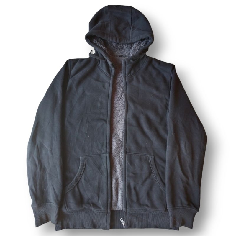 UNIQLO SHERPA HITAM