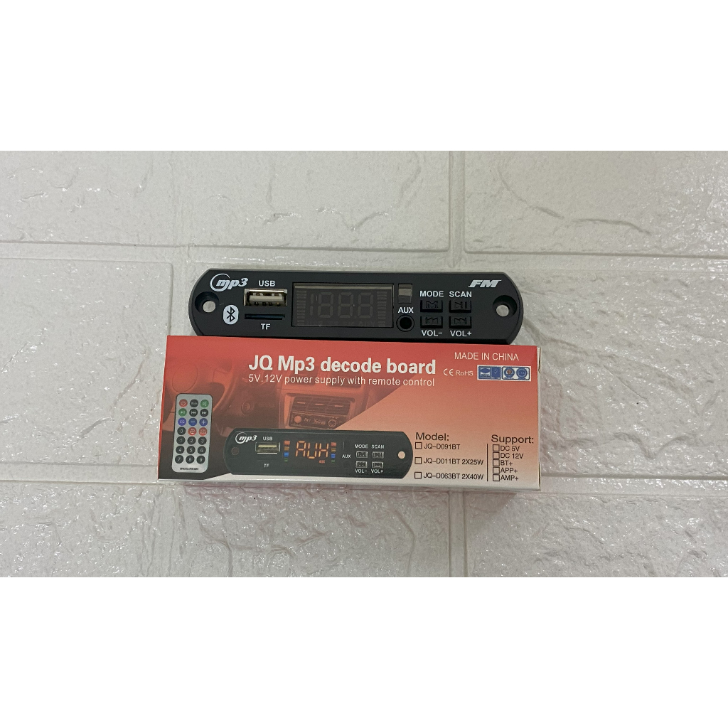 NEW Modul MP3 Player Bluetooth Module Kit New Model JQ-D091BT RBU