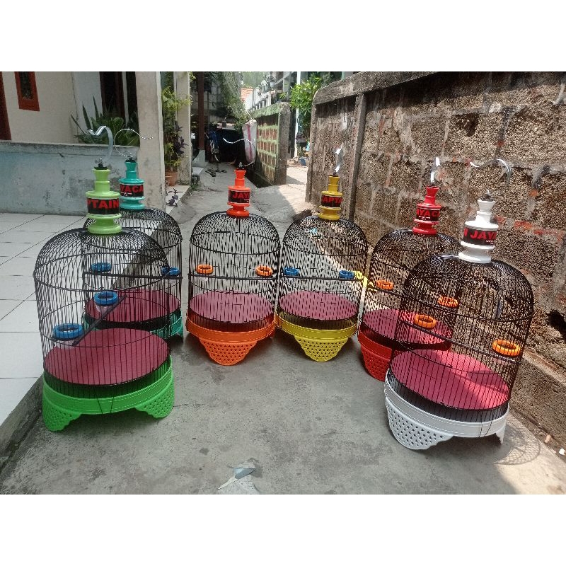 KANDANG LOVEBIRD UKURAN PENDEK TANGGUNG MERK CAPTAIN JAYAqz