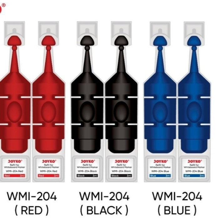 

REFILL INK JOYKO / REFILL TINTA SPIDOL WMI-204 / REFILL INK WHITEBOARD WMI-204 ( PCS )