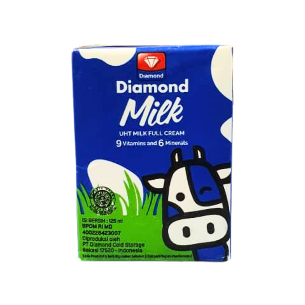 SUSU UHT DIAMOND 125 ML FULL CREAM SUSU DIAMOND